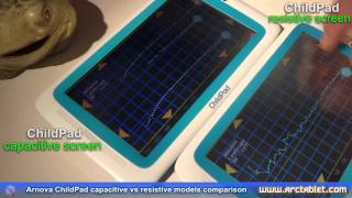 Arnova ChildPad capacitive vs resistive screen comparison