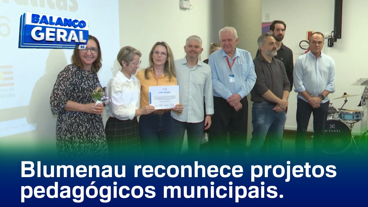 Prêmio Professor Inovador: Blumenau reconhece projetos pedagógicos desenvolvidos na rede municipal