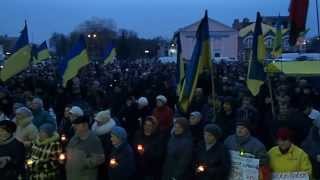 Заклик депутата до мобілізації на майдан у Київ на народному Віче в Ковелі 19.02.2014