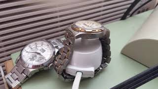 Charging Seiko Kinetic Watch on a toothbrush charger - YouTube