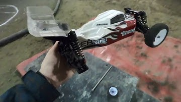 Many Mistakes and a Break! 4WD Buggy A-MAIN with Tekno EB410.2 - Netcruzer RC