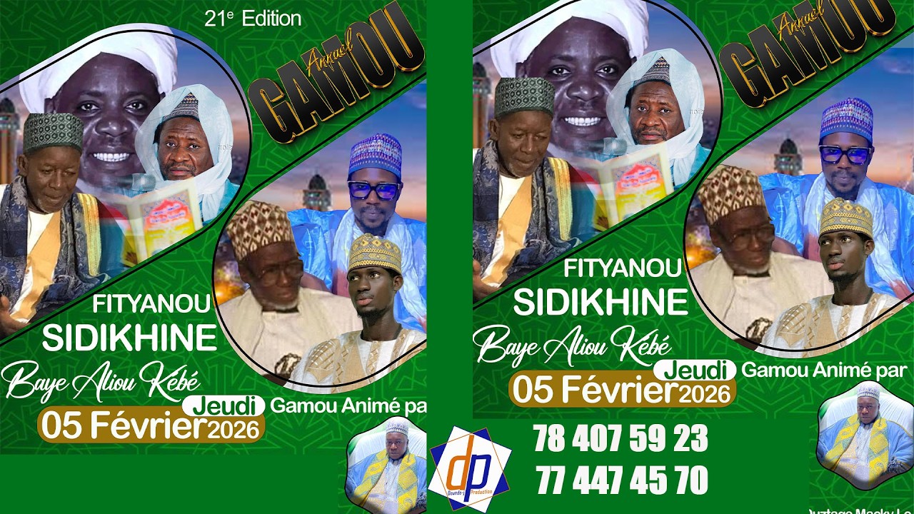 Gamou Baye Kéba Niang 21ème éditions