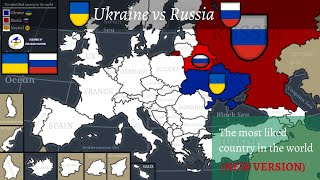 Ukraine Vs Russia The Most Liked Country In The World New Version