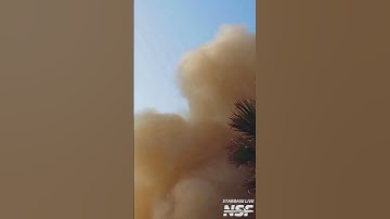 Starship Flies Through A Window In The Dust