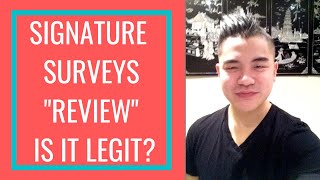 Signature Surveys Review - IS IT LEGIT OR A SCAM?