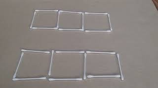 เกมส์สร้างสี่เหลี่ยมจัตุรัส 5 อัน (เกมส์ฝึกไหวพริบ 31) #เกมลับสมอง screenshot 4