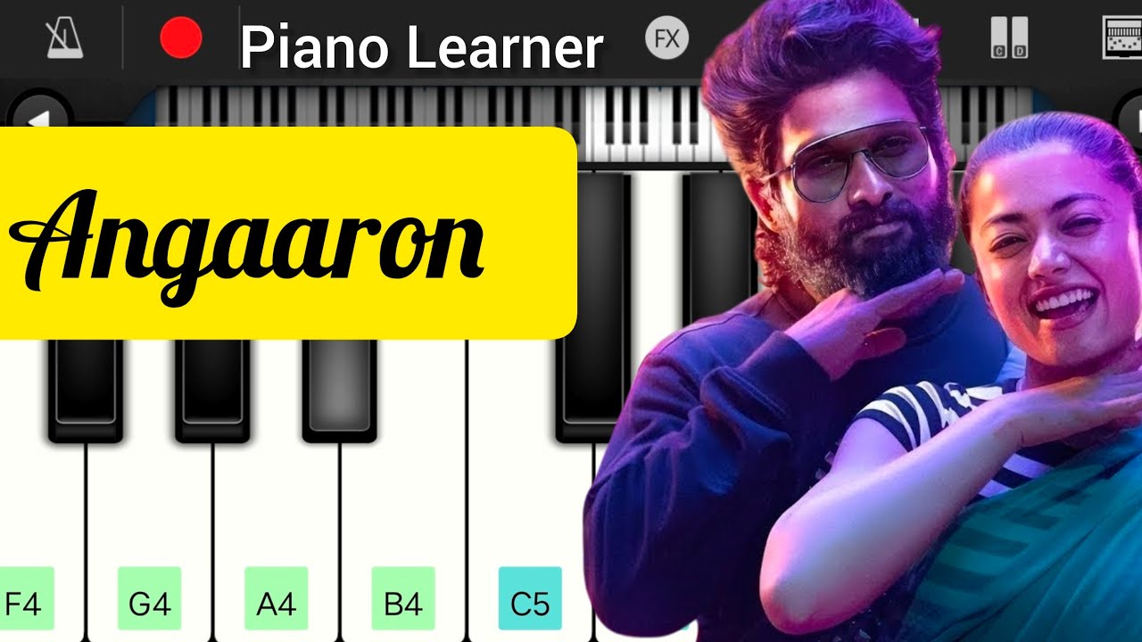 Angaaron song Easy Piano Tutorial Piano Learner Please like and subscribe 🙏😊♥️