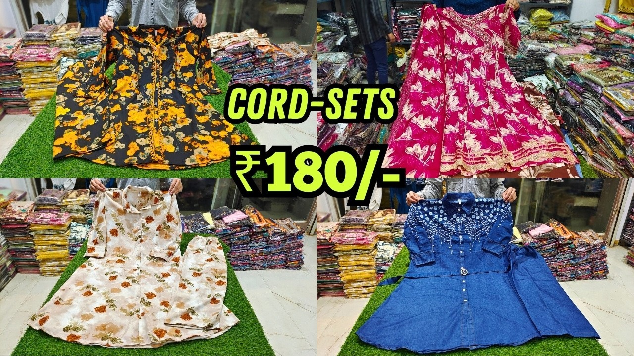 ₹180/- Mai Cord-Set Readymade Suits Ramzan Special OFFER Hyderabad Shopping