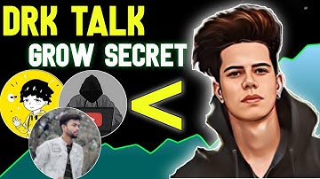 Drk talks secrets to grow fast on youtube @drktalks @GenZway