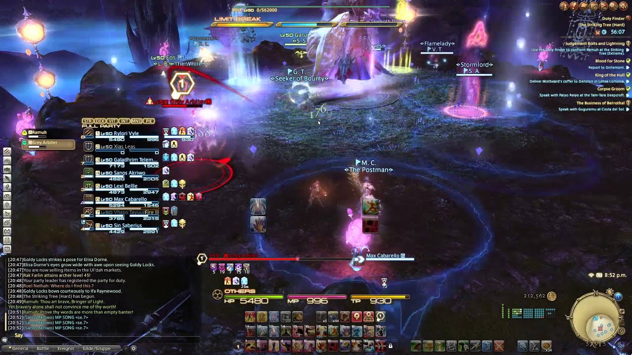 FFXIV - Ramuh HM [Monk PoV] - YouTube