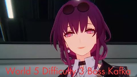 Honkai: Star Rail Simulated World 5 Difficulty 3 Boss: Kafka