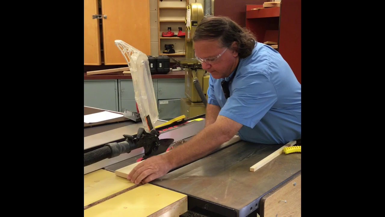 Using the table saw YouTube