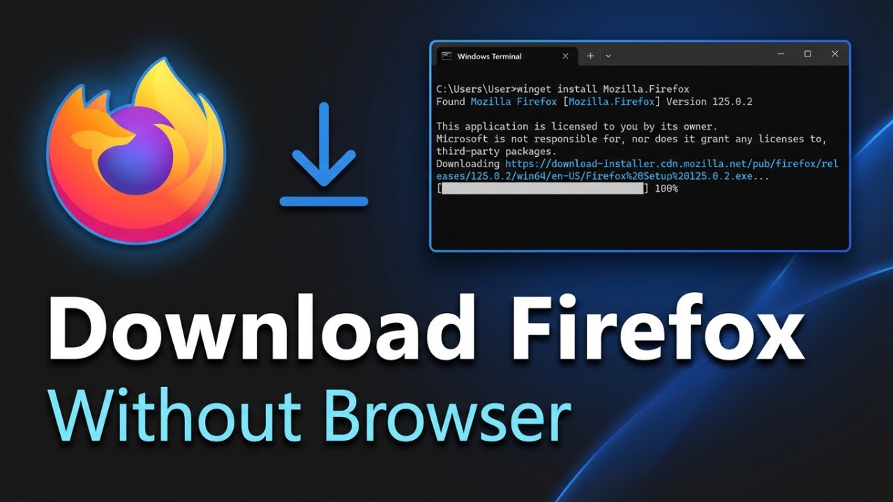 How to Download & Install Firefox Without Any Browser (Fast & Easy ...