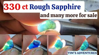 Tim's Adventures💎 | 330 ct ROUGH SAPPHIRE and many more for sale 💎⛏️😁