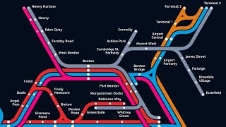 Making the waterline network map in intersection controller