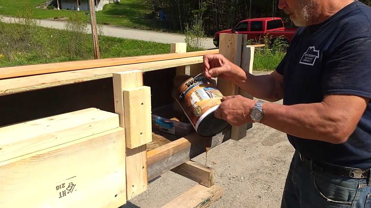 183 DIY Automatic Homemade Clapboard Stainer YouTube