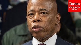 JUST IN: NYC Mayor Eric Adams Holds Press Briefing On Public Safety