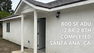 Tour Inside This Beautiful 800 SF Santa Ana ADU 2 Bed 1 Bath
