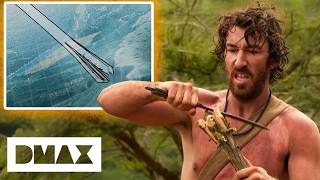 Naked Competitors Crack Under Pressure Of Primitive Spear Test | Naked & Afraid: Last One Standing
