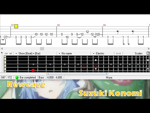 Reweave (Bass TAB) - Suzuki Konomi