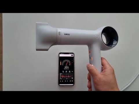 유닉스 BLDC 디오 UN-A7300N 드라이기 소음 측정 영상