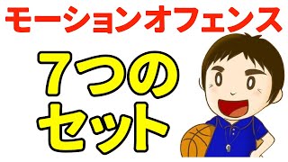【バスケ】７種類のセットオフェンス【モーションオフェンス】