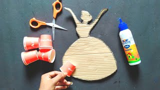 Unique Doll Wall Hanging Craft Using Paper Cups | Best Out Of Waste | Home Decoration Ideas