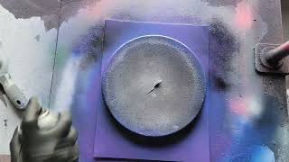 Northern Lights 5 Minute Spray Paint Art