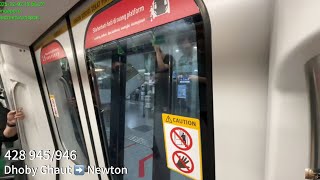 ⁴ᴷ⁶⁰ Smrt Alstom Movia R151 945946 Ns24 Dhoby Ghaut Ns21 Newton