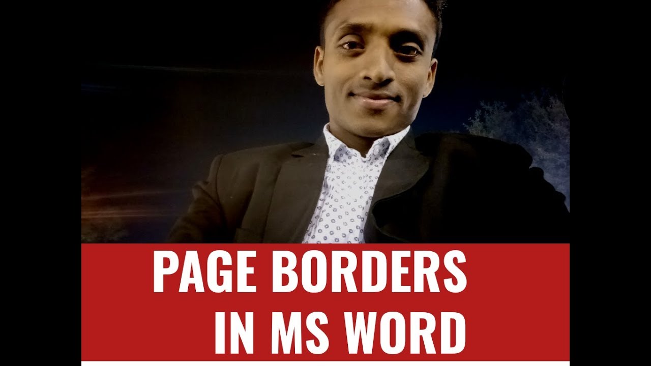 how-to-use-pageborders-in-ms-office-youtube