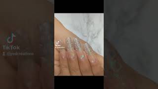 Cracked Ice Nail Tips On My Channel