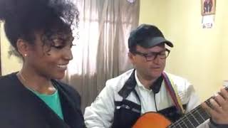 Video thumbnail of "Karla  Canora  y Navijio  Cevallos ( Trío Pambil )  -  Por ti  llorando"