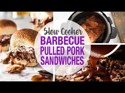 Slow Cooker BBQ Pulled Pork Sandwich