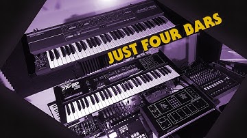 Live jam with the Drumtraks, Model D, JX-3P and Juno-106 - Just Four Bars