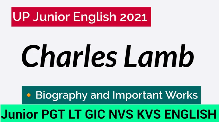 Charles Lamb || Charles Lamb Biography || Charles ...