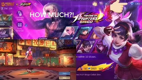 DRAWS FOR REVAMPED KOF SKIN MLBB X KOF EVENT 2025!