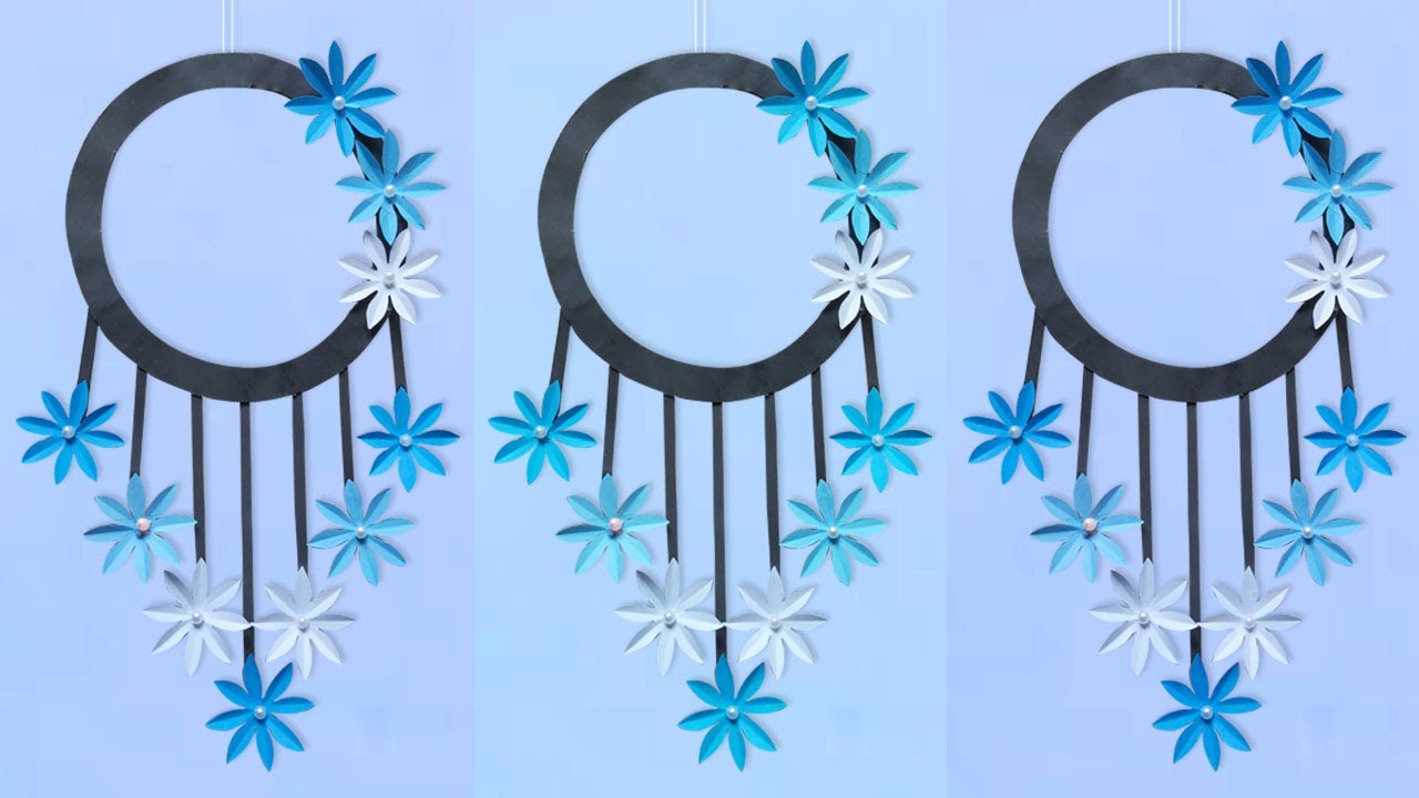 Quick Easy Paper Wall Hanging Ideas / A4 Sheet craft / How to make