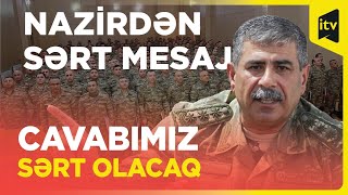Nazir Zakir Həsənov Generalları Topladı, Revanşistlərə Xəbərdarlıq Etdi