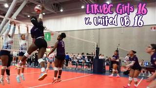 LIKVBC Girls 16 (W) v United 16 @ Boston National Qualifier 04.04.26