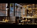 Rainy Coffee Shop Ambience - Smooth Jazz Music with Relaxing Rain Sounds