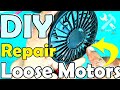 How to diy repair loose motors inside your rechargeable neck fan - keep cool all summer long