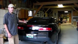 2014-15 Chevrolet Camaro installing spoiler