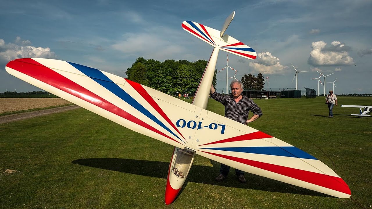 Lo 100 im Maßstab 1:2 / 5mSpannweite / 20Kg -Erstflug - 26 05 2016 HD