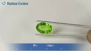 Product Video for: Peridot Stone 4.53 Carat (4.98 Ratti)