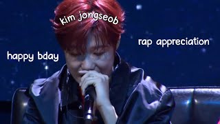jongseob’s god tier rapping skills