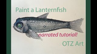 Paint a Lanternfish - OTZ Art