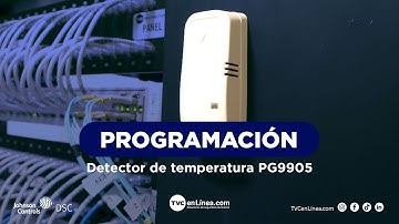 Como se programa el detector de temperatura PG9905 - DSC