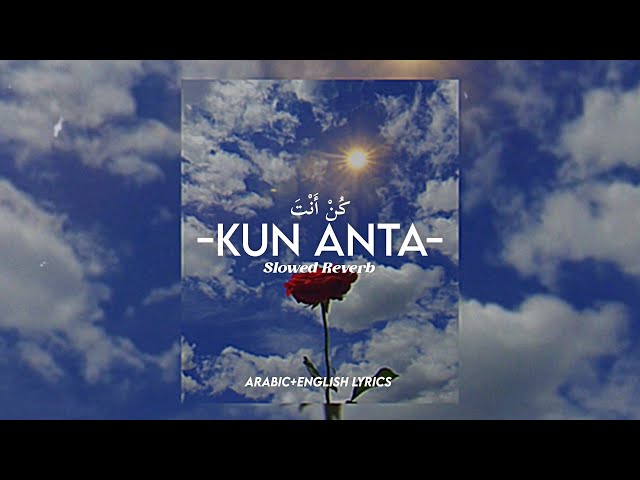 Humood - Kun Anta (Slowed+Reverb) | Vocals only | Arabic+English Lyrics | class=