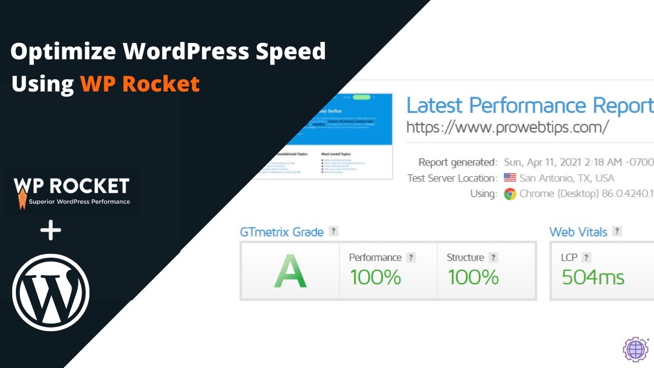 How To Optimize WordPress Website Speed | WP Rocket Setup Tutorial ...