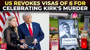 ‘Banned from the US’: Six foreigners lose visas for celebrating Charlie Kirk murder
